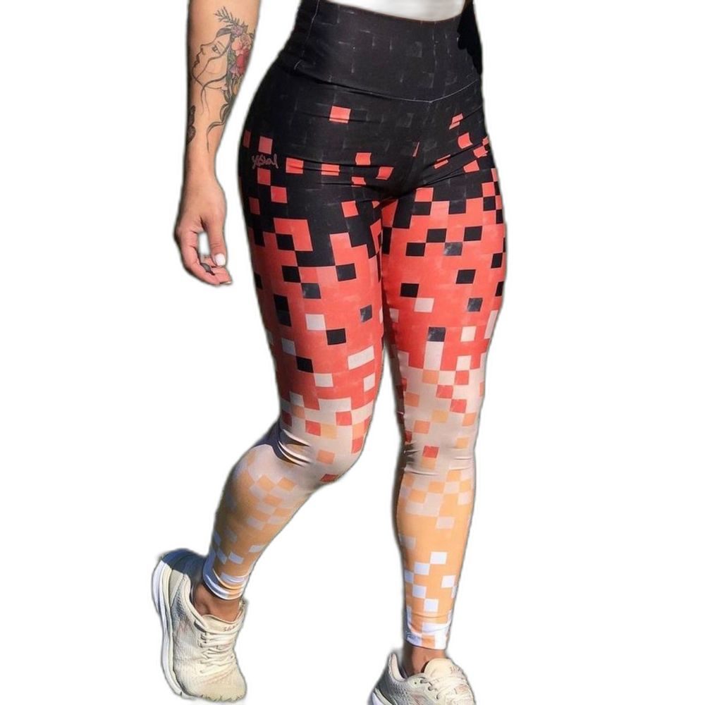 Gymnastics Pants Brazilian brand Size M Double waistband - UV 50